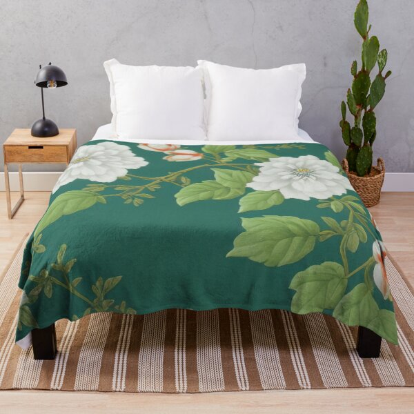 Item preview, Throw Pillow With Beautiful Floral Pattern - Vintage Home Decor designed and sold by Sowari-Pillows.