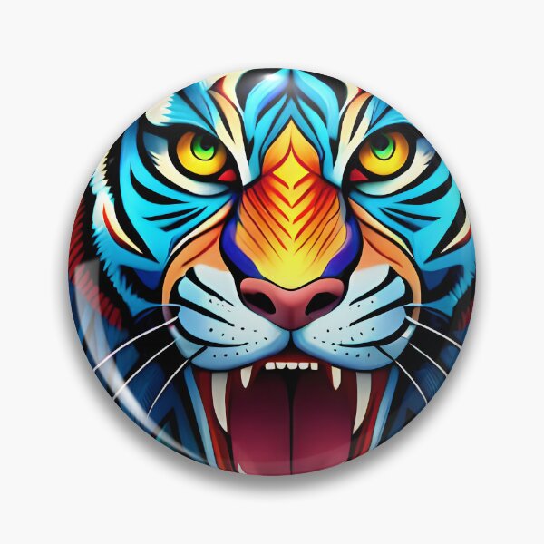 Item preview, Psychedelic tiger designed and sold by Promptfessor.