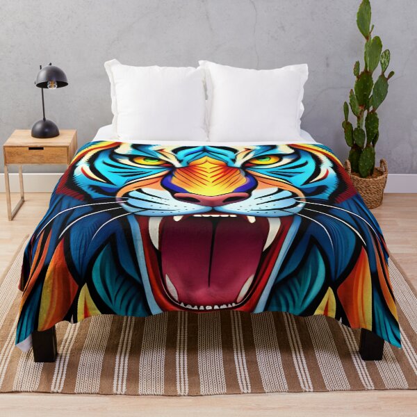 Item preview, Psychedelic tiger designed and sold by Promptfessor.