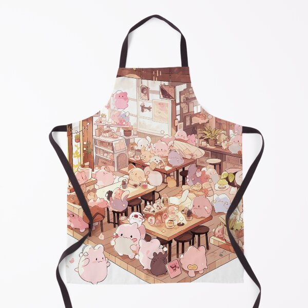 Item preview, Linda fantasía chibi anime café designed and sold by HeartsandLines.