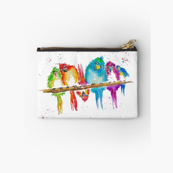 Item preview, Colorful birds 1 oblique 10CP6095 designed and sold by CorneliaPilz.