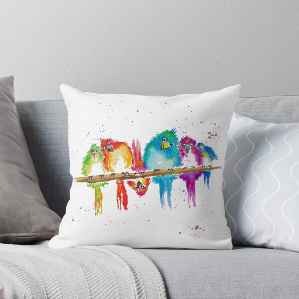 Item preview, Colorful birds 1 oblique 10CP6095 designed and sold by CorneliaPilz.