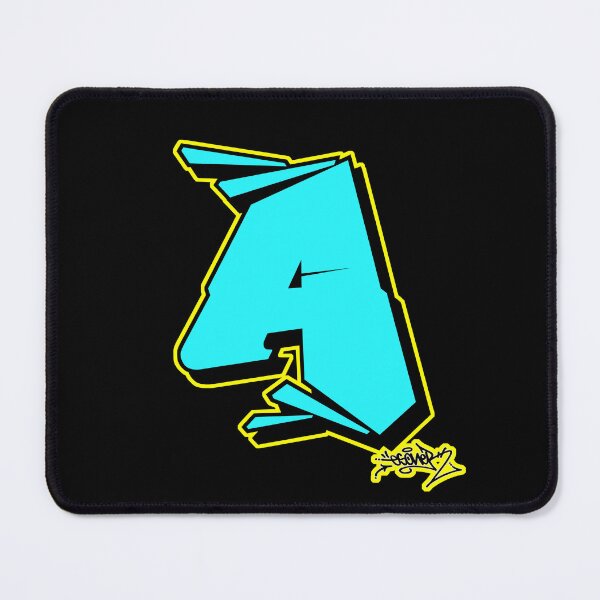 Item preview, BLUE LETTER A BY ESONE URBAN GRAFFITI STREET STYLE  designed and sold by GraffitiBomberZ.