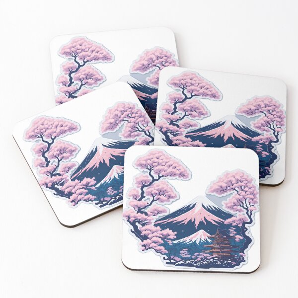Item preview, Retro Aesthetic with a Photorealistic Rendering of Japan's Landscape Hand-Drawn Japanese Scenery with Bokeh and Low-Lighting designed and sold by RedArtG09.