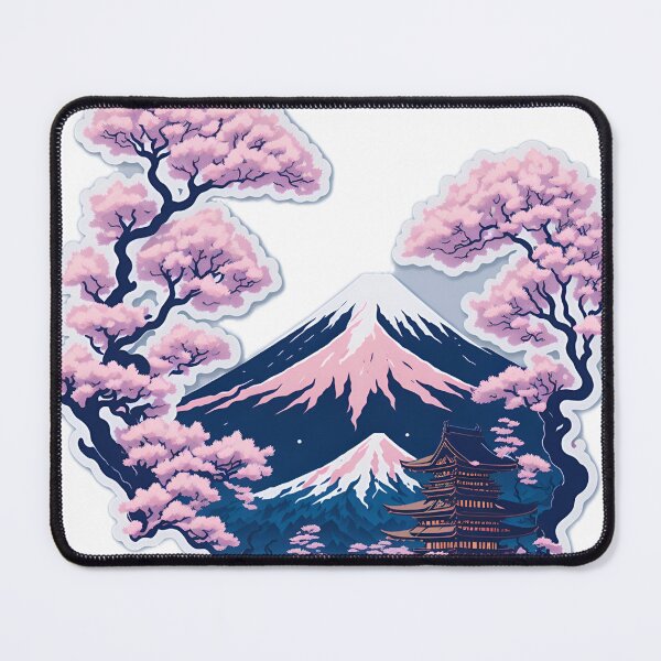 Item preview, Retro Aesthetic with a Photorealistic Rendering of Japan's Landscape Hand-Drawn Japanese Scenery with Bokeh and Low-Lighting designed and sold by RedArtG09.