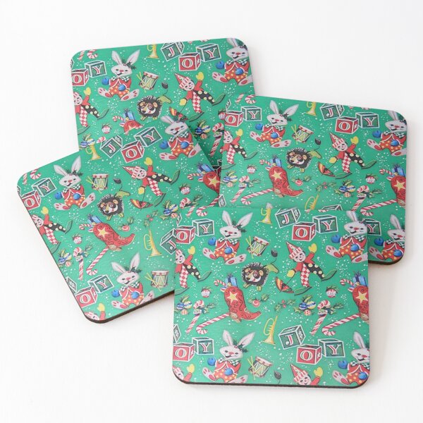 Item preview, Retro Christmas Toy Wrapping Art designed and sold by DukeGroovy.
