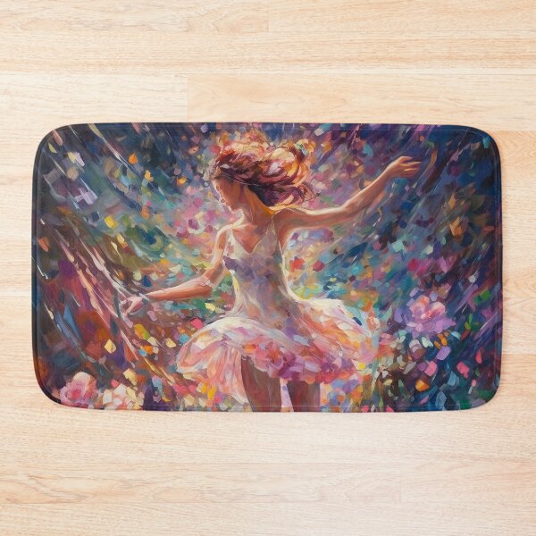 Item preview, Dreamy floral fairy dancing designed and sold by Red Witch Art.
