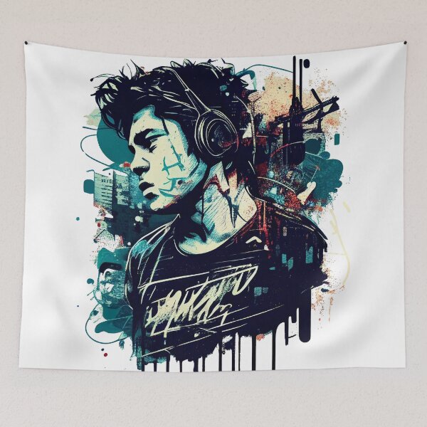 Item preview, music party design designed and sold by ARTY-creation.