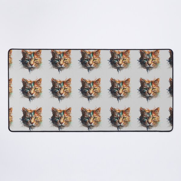 Item preview, Cat Splash Art: Playful Fantasy Portrait #2 designed and sold by AntielARt.