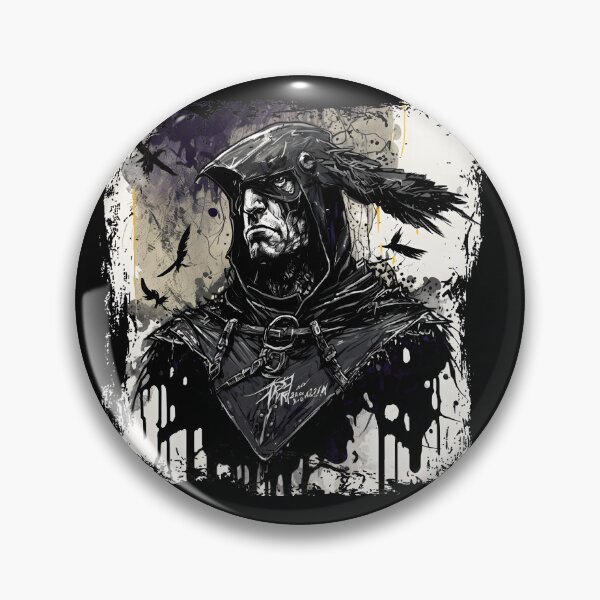 Artikelvorschau, Medieval Hero: A Cool Comic Portrait of a Renaissance Superhero in Assassin Attire entworfen und verkauft von MLArtifex.