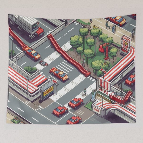 Item preview, Retro Racing Pixel Art designed and sold by RobotBadGuy0.