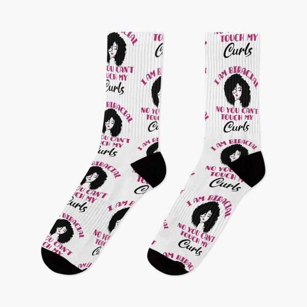 Item preview, Funny I Am Biracial No You Can't Touch My Curls designed and sold by jaygo.