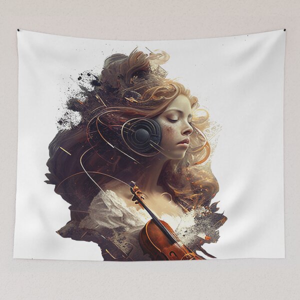 Item preview, music party design designed and sold by ARTY-creation.