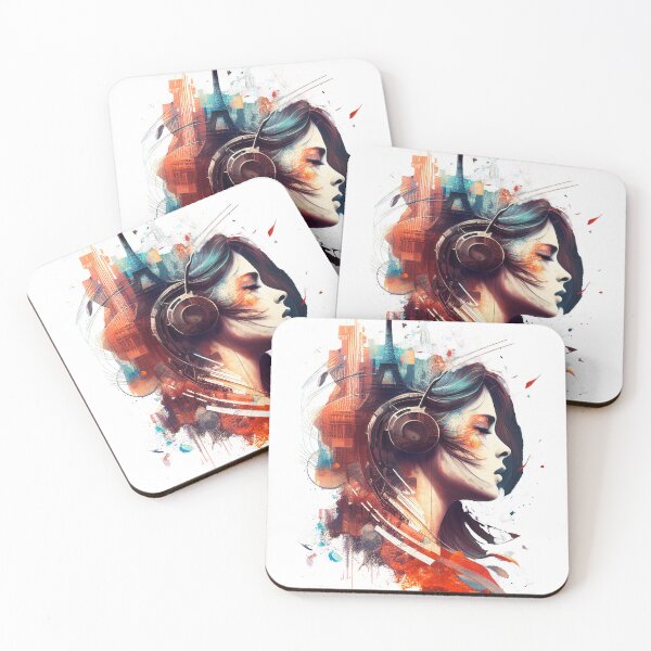 Item preview, music party design designed and sold by ARTY-creation.