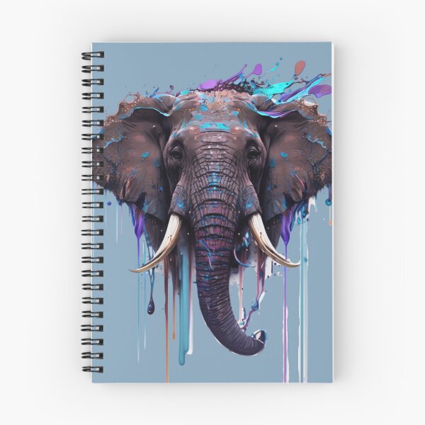 Aperçu de l'œuvre Éléphant Splash Art : Majestic Fantasy Visualization #1 créée et vendue par AntielARt.