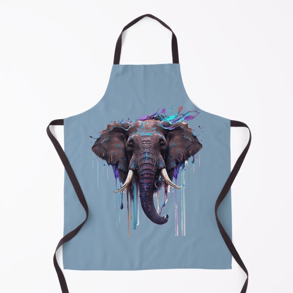Aperçu de l'œuvre Éléphant Splash Art : Majestic Fantasy Visualization #1 créée et vendue par AntielARt.