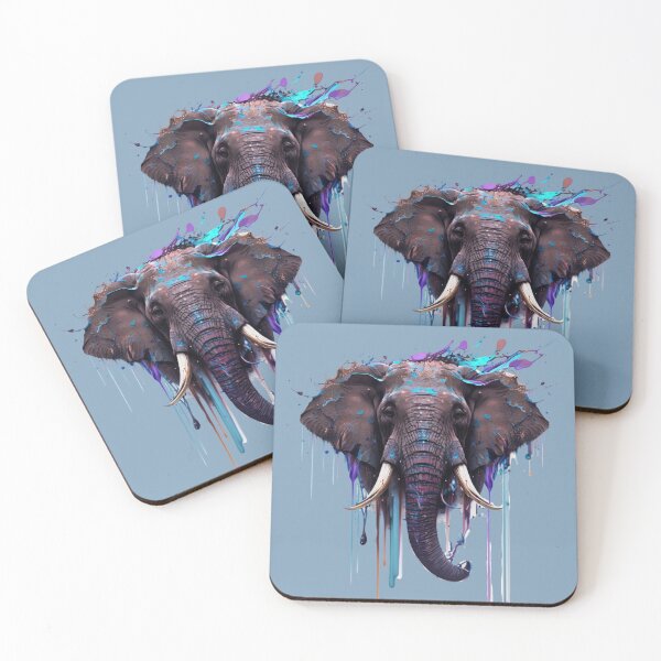Item preview, Elephant Splash Art: Majestic Fantasy Visualization #1 designed and sold by AntielARt.