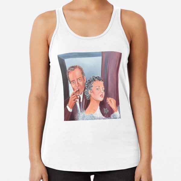 Art Deco Necklace Racerback Tank Top