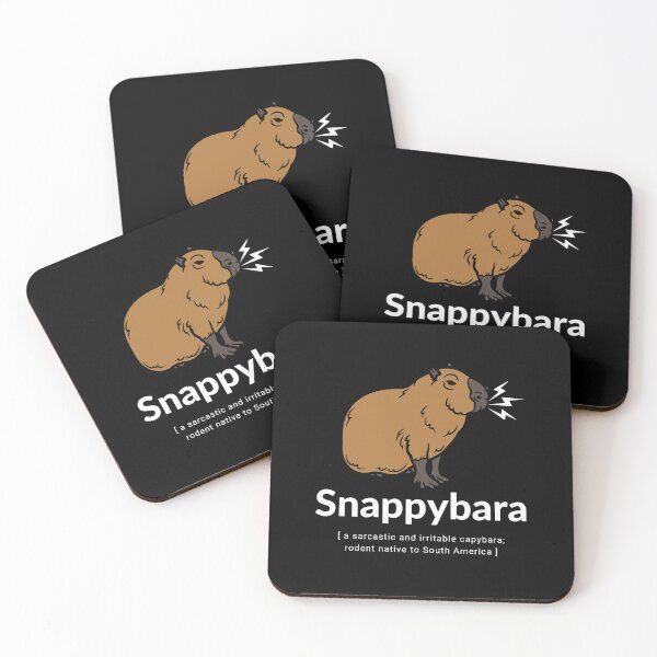 Item preview, Snappybara Capybara Snapybara designed and sold by LivingTheDream7.