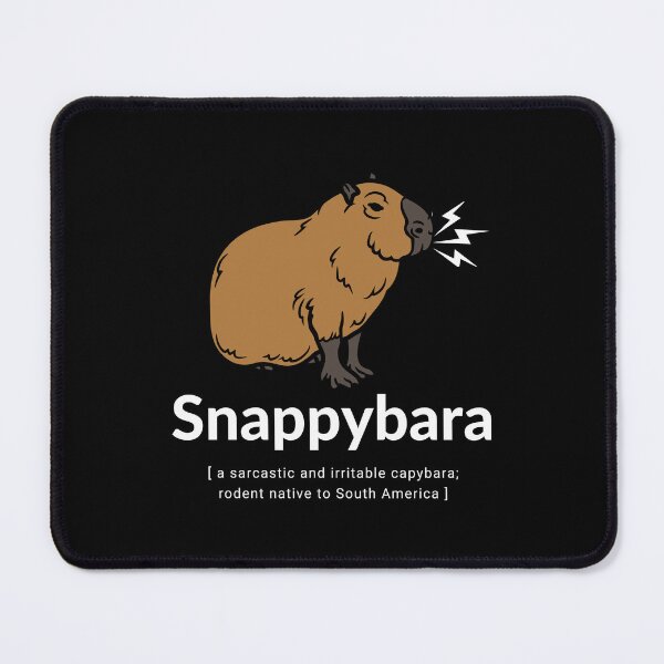 Item preview, Snappybara Capybara Snapybara designed and sold by LivingTheDream7.