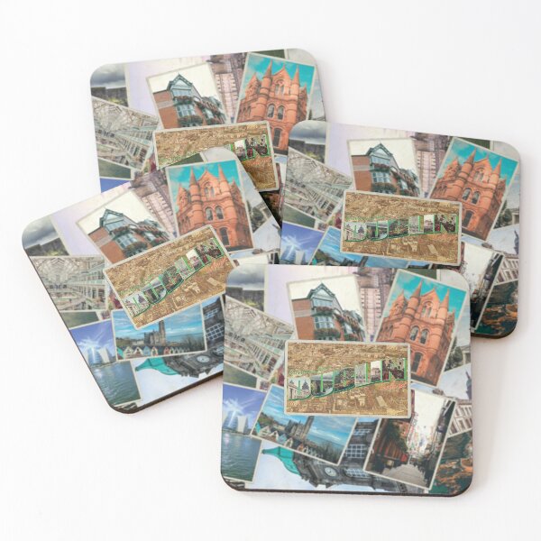 Item preview, Greetings from Dublin in Ireland vintage style retro souvenir designed and sold by DeveloperProp0.
