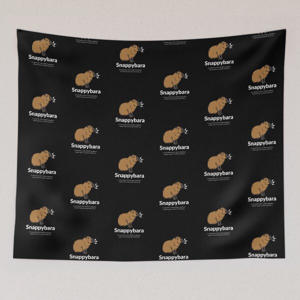 Item preview, Snappybara Capybara Snapybara designed and sold by LivingTheDream7.
