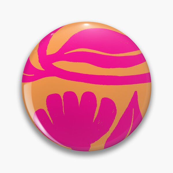 Artikelvorschau, Hot Pink And Orange Contemporary Flower Pattern entworfen und verkauft von gamboling.