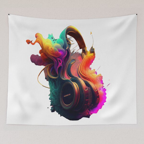 Item preview, music party design designed and sold by ARTY-creation.