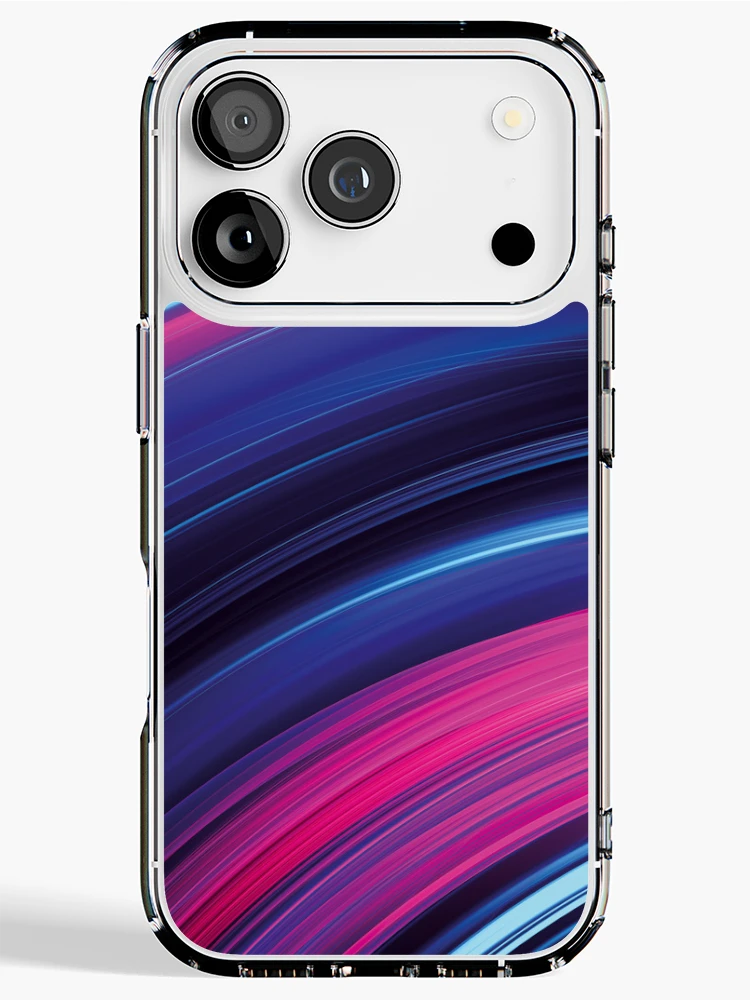 Thumbnail 1 of 5, iPhone Case, Dynamic Multi Colored Wave Pattern designed and sold by FutureVisuals.