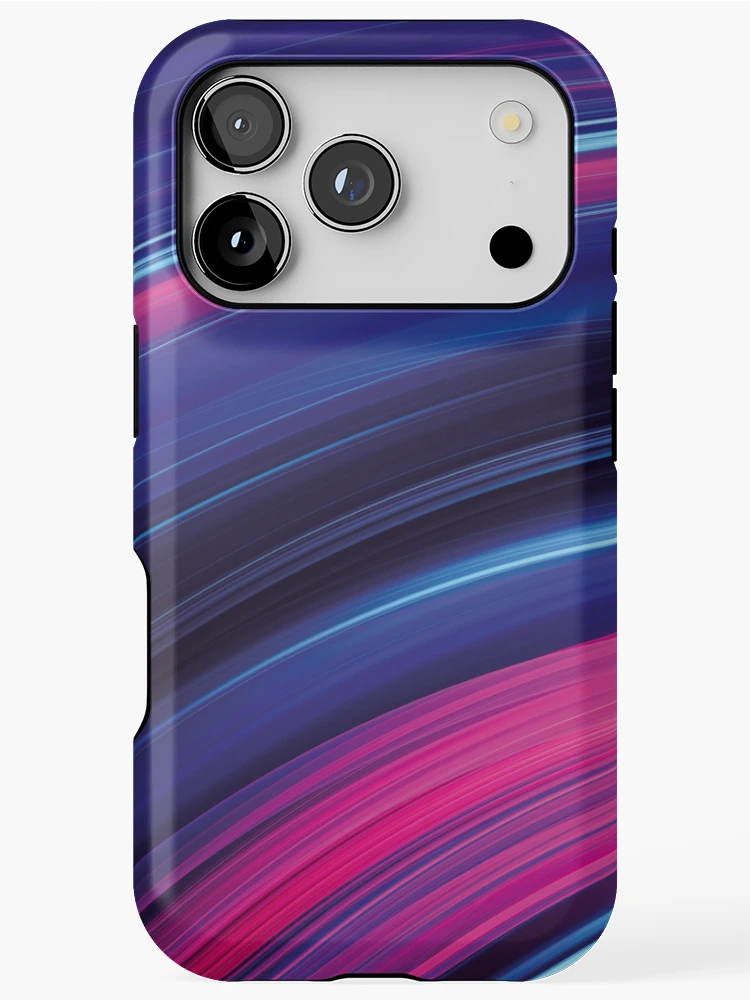 Thumbnail 1 of 4, iPhone Case, Dynamic Multi Colored Wave Pattern designed and sold by FutureVisuals.