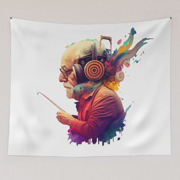 Item preview, music party design designed and sold by ARTY-creation.