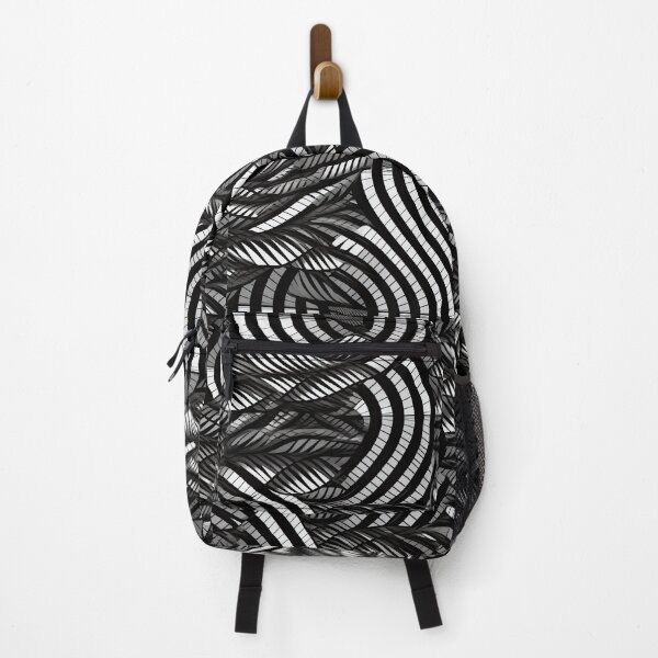 Item preview, Black and white ribbons seamless pattern op art designed and sold by TheTrendsDesk.
