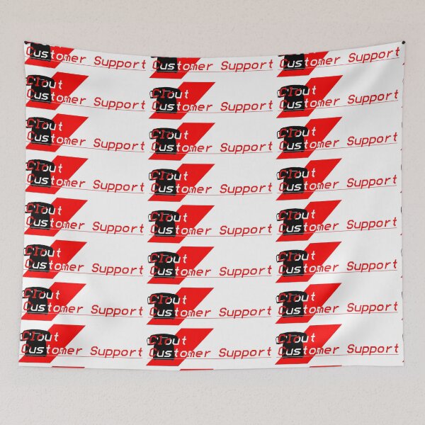 Item preview, Clout Customer Support Red designed and sold by CloutStyle.