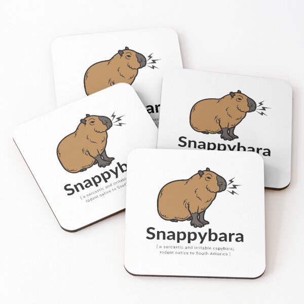 Item preview, Snappybara Snappy Capybara designed and sold by LivingTheDream7.