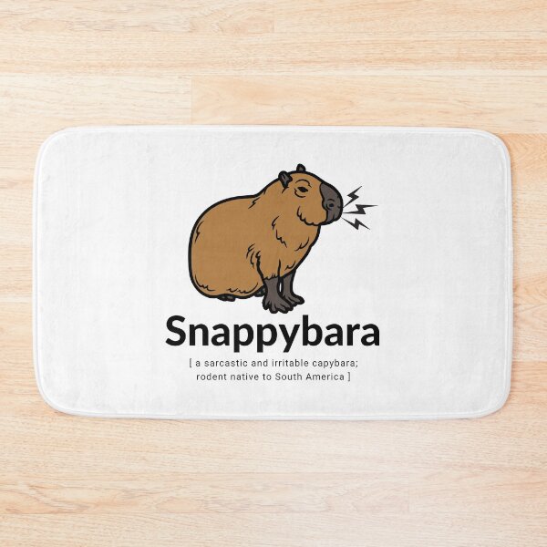 Item preview, Snappybara Snappy Capybara designed and sold by LivingTheDream7.