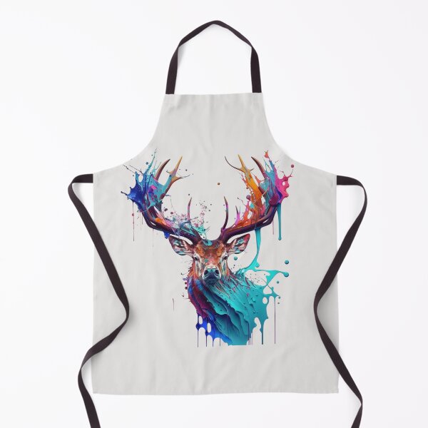 Item preview, Deer Splash Art: Enchanted Fantasy Depiction #2 designed and sold by AntielARt.