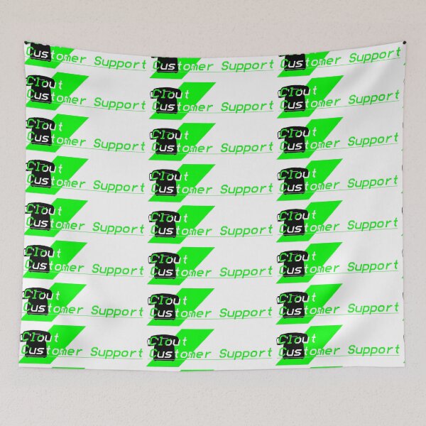 Item preview, Clout Customer Support Green designed and sold by CloutStyle.