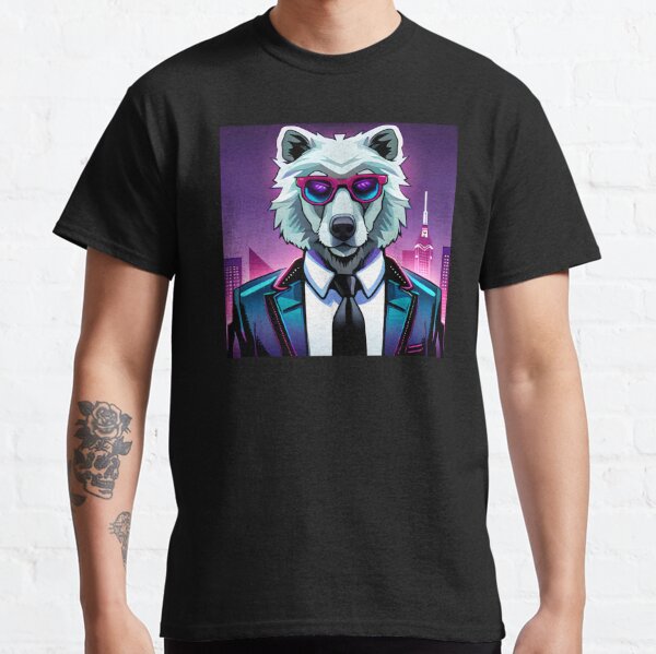 FutureSynth Polar Bear Classic T-Shirt