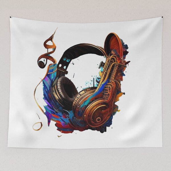 Item preview, music party design designed and sold by ARTY-creation.