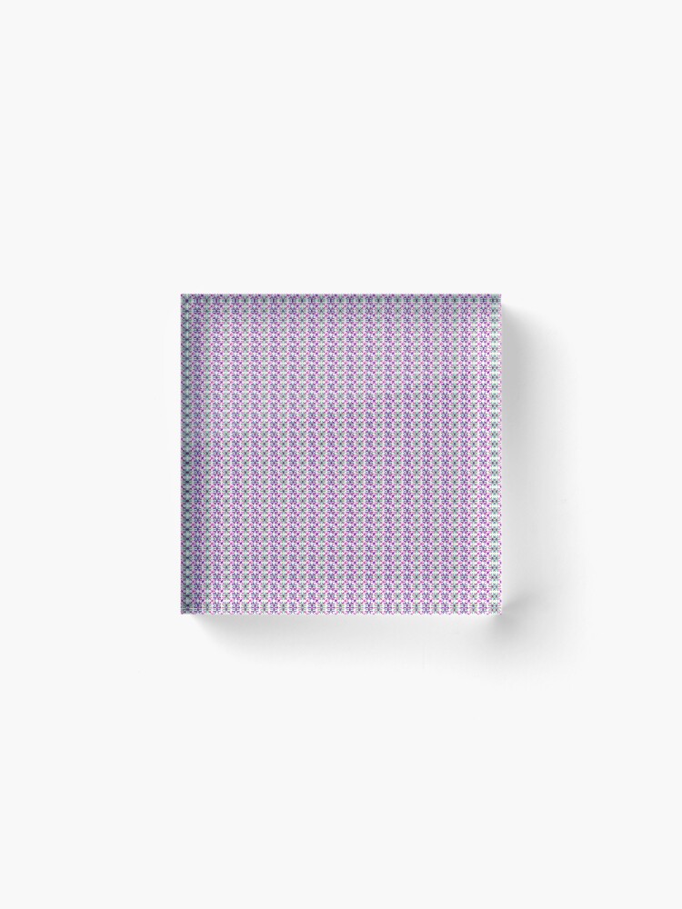 Thumbnail 2 of 5, Acrylic Block, Watercolor Flower pattern designed and sold by Patterns For Products.