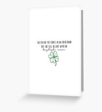 Galway Girl*- Ed Sheeran Greeting Card