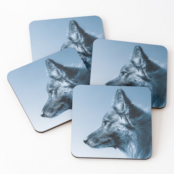 Item preview, Wolf - Blue designed and sold by SpringerArt.