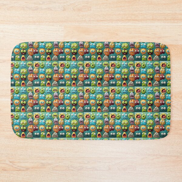 Item preview, Germs with faces, pattern of Germs  designed and sold by BuckCrispy.