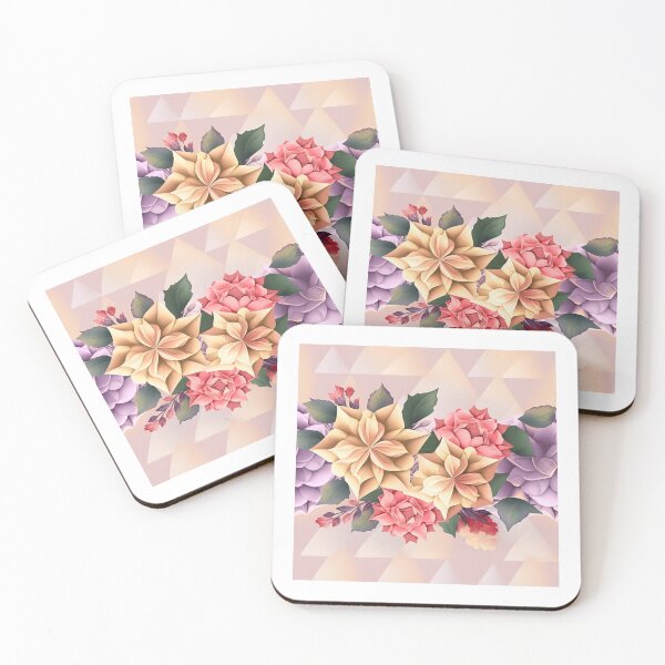 Item preview, Colorful Geometric Unique Floral Pattern designed and sold by AdiRemba.