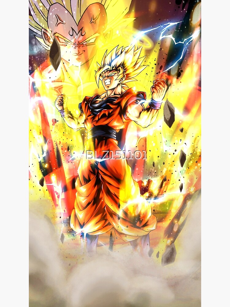 Fated Duel - Super Saiyan 2 Goku | Art Print