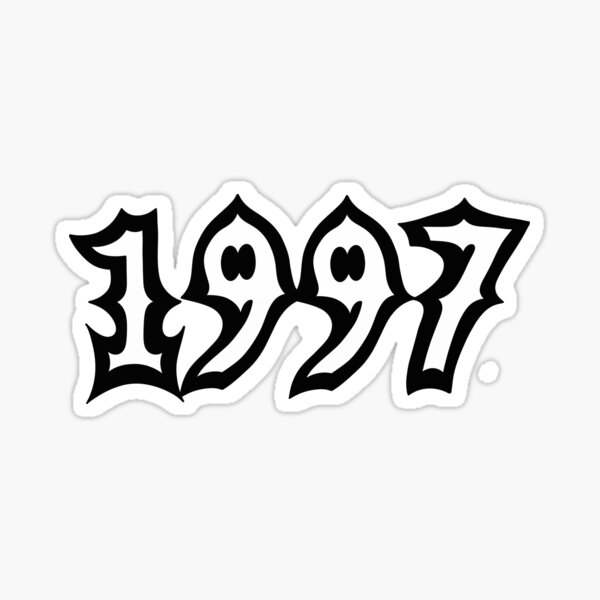 Matching 1997 and 1998 lettering tattoos for best