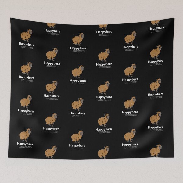 Item preview, Happybara Capybara  designed and sold by LivingTheDream7.