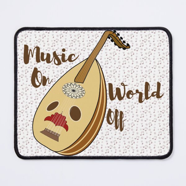 Item preview, Music on, World off ( Oud ) designed and sold by lulu-draw3.