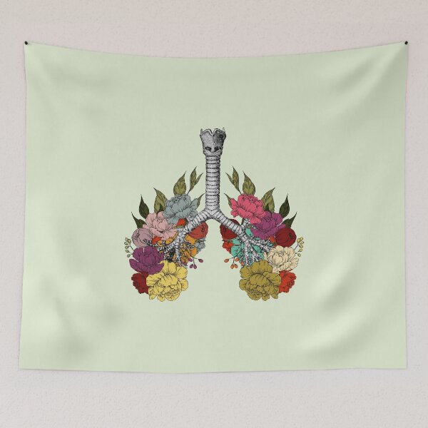 Item preview, Blooming floral lungs designed and sold by Preslava Genova.