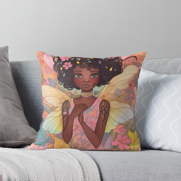 Item preview, Cute Fairy in the floral garden designed and sold by Red Witch Art.
